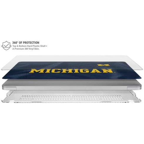 University of Michigan Blue Jersey MacBook Air 15in (2023-2025) Case plus Skin